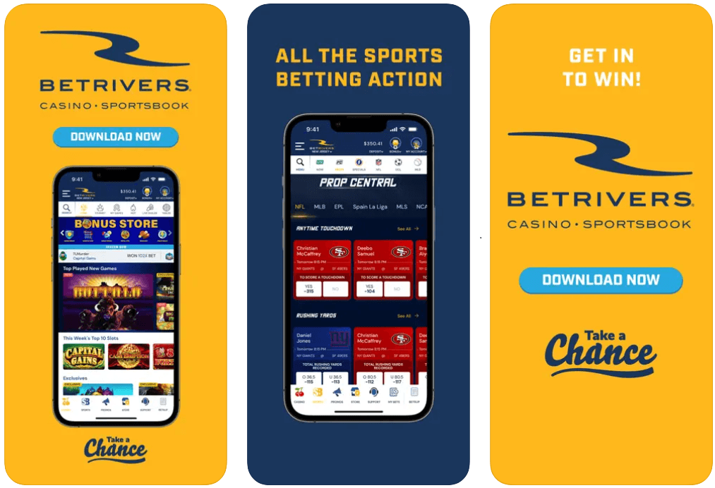 BetRivers Lousiana Sportsbook App